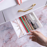 Hidden storage box, desk storage drawer, self-adhesive plastic desktop storage rack, simple clutter storage box