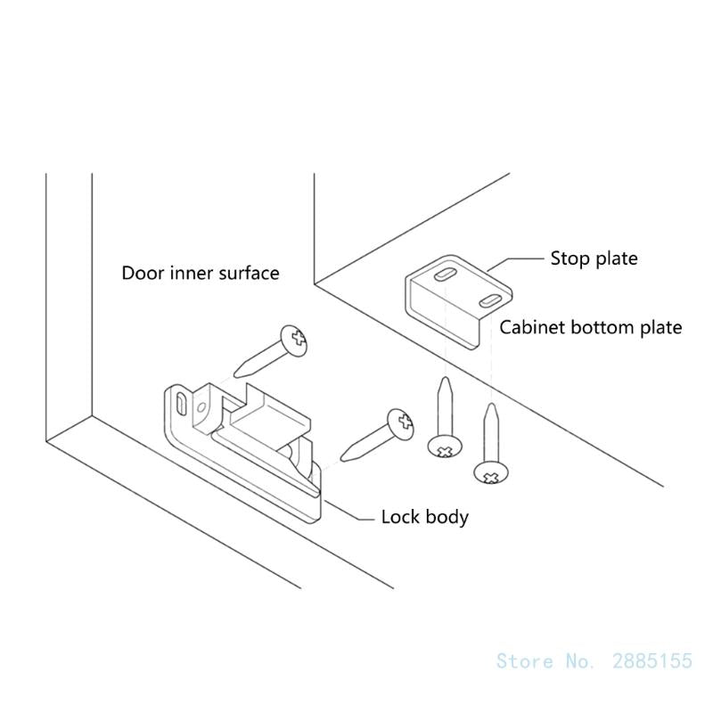 Cabinet Door Catches Latches For Closet Cupboard Household Furniture Hardware Campers Home Kitchen Bathroom Office