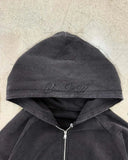 Punk Gothic Letters Hot Diamond American Retro Men and Women Pullover Hoodie Personalized Fashion Loose Casual Sweatshirt