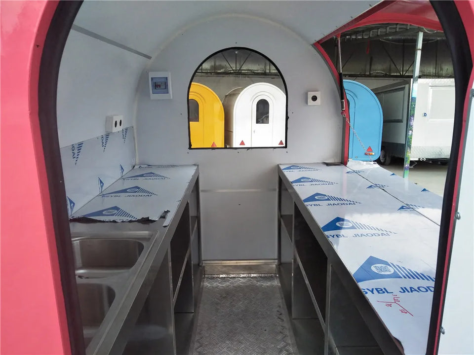 European Standards Mini Food Trailer Mobile Fast Food Trailer / China Factory Mobile Food Truck For Sale