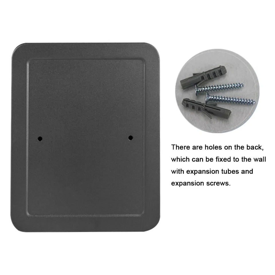 Combination Key Cabinet 20 Key Hooks Key Box Wall Mounted with Key/Code Lock Key Cabinet Security Lock Box Locking Key Cabinet