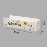 100pcs/lot Hot Dog Packaging Box Sausage Snack Food Boat Boxes Disposable Party Food Serving Tray Catering Takeaway Paper Box
