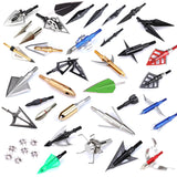 3pcs Hunting Broadhead 100gn-150gn ArrowHead Arrows Points for Compound Recurve Traditional Bow Crossbow Hunting Archery Outdoor
