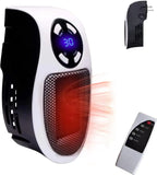 Portable Mini Space Heater with Remote Control Fast Heating Electric Warmer for Room Office Desk Indoor Use
