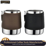 350MLMilk Jug Pull Flower Cup Coffee Cappuccino  Espresso Steaming Pitcher Coffee Milk Frothing Cup Coffee Steaming Pitcher