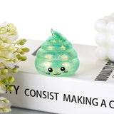 2026 Novelty Squishy Poo Stress Ball Squishies Toys Glitter Funny Stretch Squeeze Fidget Toys for Adults Fool's Day Prank Gift