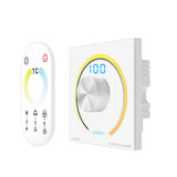 LED Light Strip Wallmount Glass Pannel Touch PWM Controller Dimmer CCT RGB 12V 24V 6A/CH Home Commercial 0-100% Smooth Dimming