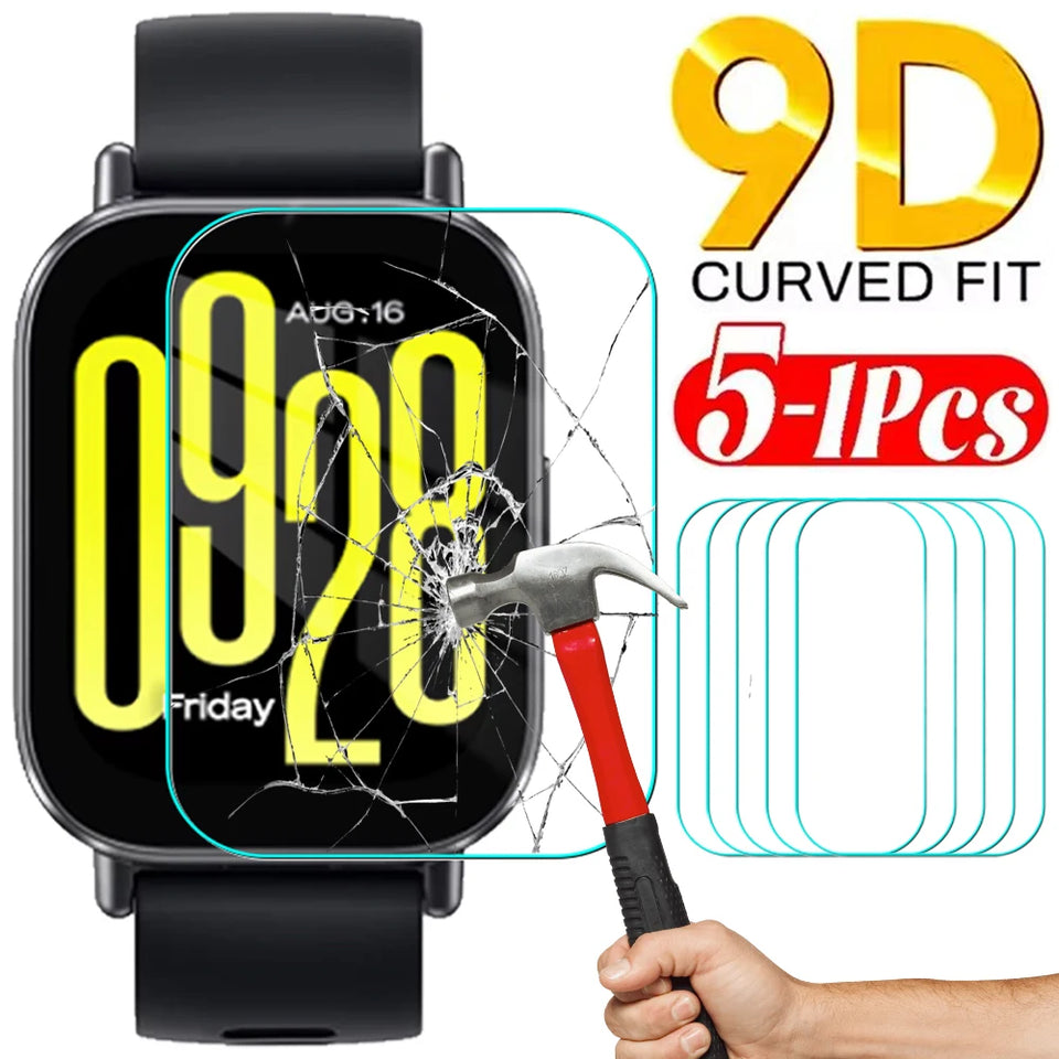 Tempered Glass for Redmi Watch 5 Lite Anti-scratch Protective Film for Redmi Watch5 Active HD Cover Smartwatch Screen Protector