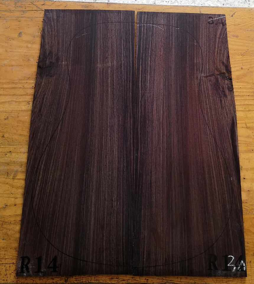 AAA Grade India Rose guitar back/side board All-Solid acoustic Guitar making material accessories Solid Woods Number selection