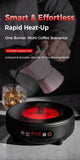 IKAPE Espresso Moka Pot and infrared ceramic hob Set,220V With Temperature Control Stovetop Espresso Machine For Coffee Lover
