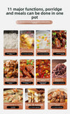 ‌13L Commercial Heavy Duty Pressure Cooker,Restaurant Grade Electric Steamer,Breakfast Buffet Auto Keep Warm Function