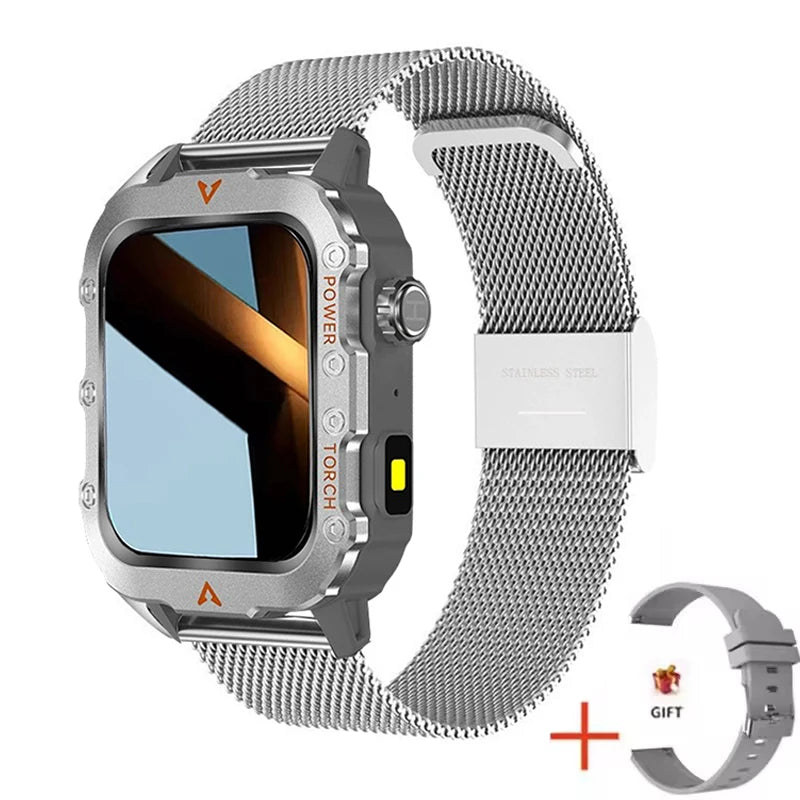 2025 New LED Men's Smartwatch 1.73" Screen Bluetooth Answer Call Smartwatch Multi Sport Modes Health Monitoring Fitness Watches