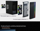 WJCOOLMAN Craftsman Series Small Chassis Home-Type Desktop Computer Supports M-ATX Motherboard - Compact Gaming PC Build