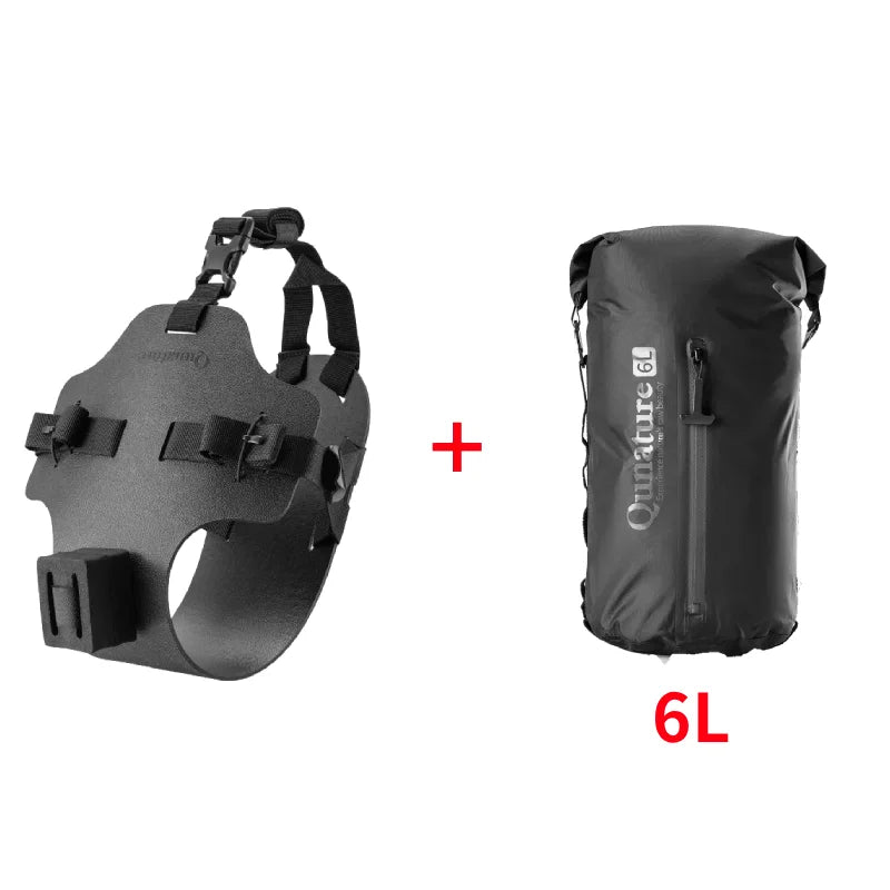 Qunature Bikepacking Bicycle Mount 3/6/12L Waterproof Bag Set Lightweight Durable Shelf Holder for Road Bike Mtb Cycling