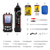 NOYAFA NF-918S Network Cable Tester Red Light Pen Wire Tracer with Optical Power Meter POE Check Wiremap Crimp Test Line Finder