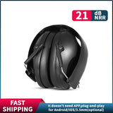 Foldable headphones  shooting earmuffs tactical anti-noise headphones amplified hearing protection