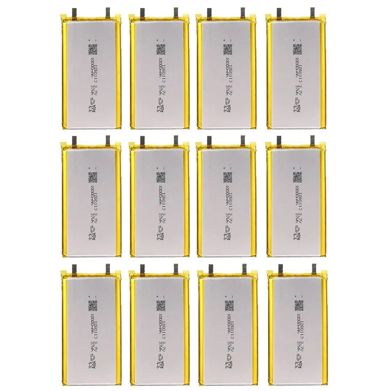 High Qulity 3.7V 10000mAh 1260110 Rechargeable Polymer Batteries Lipo Li-Po For Toy Power Bank GPS Laptop Camping Lights Diy