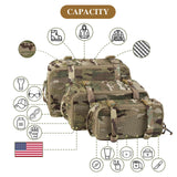KRYDEX Tactical Modular Pouch Set Outdoor Backpack Organizer Travel Suitcase Packing Cubes Hunting Gear
