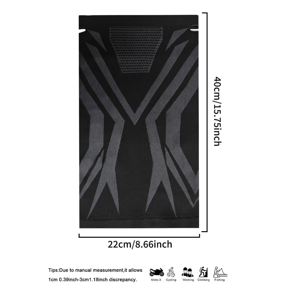 Winter Neck Warmer Gaiter Balaclava (Ear-Loops Anti-shedding) Windproof Face Mask for Ski, Snowboard