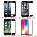 2/4PCS 9D Screen Protector Tempered Glass for IPhone 14 13 12 11 15 Pro Max Protective Glass for IPhone X XR XS Max 7 8 614 Plus