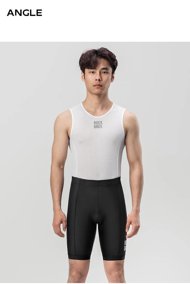 ROCKBROS Men's Cycling Shorts 3D Gel Pad Cycling Underwear Anti-Slip Breathable Bike Bicycle Liner Shorts Men MTB Road Riding