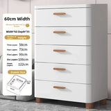 Narrow Space Storage Cabinet Drawer Style Kitchen Bathroom Multi-layer Organizer Shelf Wall Mounted Rectangular Plastic Storage