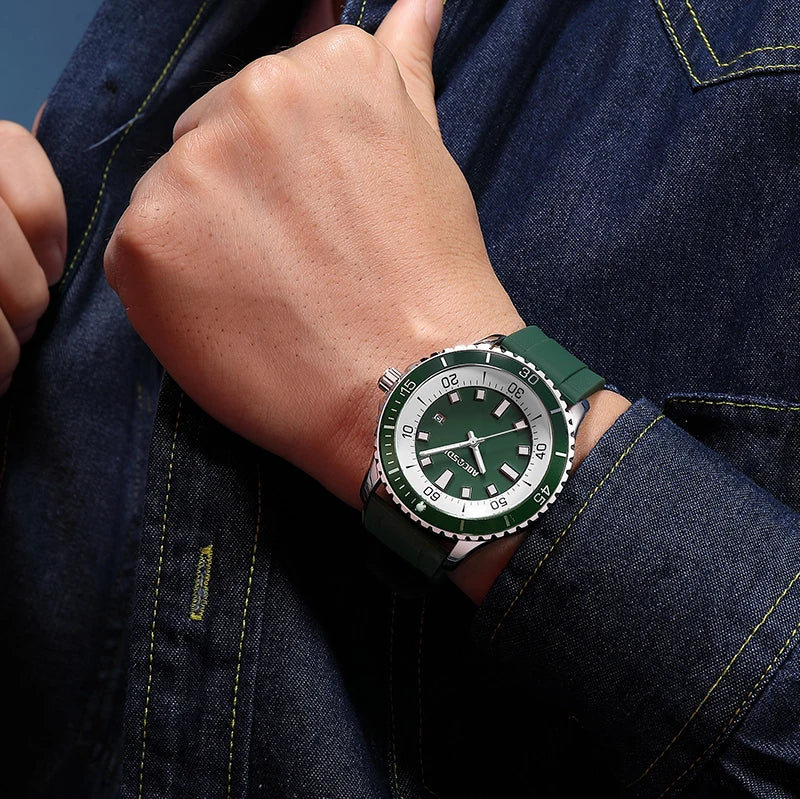 Fashion New Watches for Men Multi Functional Luminous Date Quartz Wrist Watch Man Clock Leisure Sports Waterproof Men's Watch