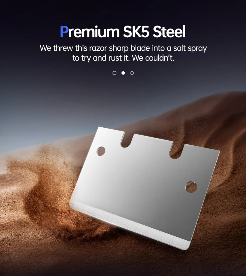 BIGTREETECH Panda Edge Scraper Metal Replacement SK5 Blade Professional 3D Printer Accessories Tool for Bambu Lab Creality Voron