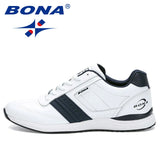 BONA New Popular Style Men Casual Shoes Lace Up Comfortable Shoes Men Soft Lightweight Outsole Hombre