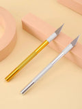 Metal Engraving Craft Knife Non-Slip Handle Gold Silver Hobby Carving Scalpel Utility Knife Art Stationery DIY Craft Supplies