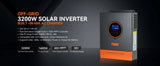 PowMr 24V 3200W 110V Hybrid Solar Inverter MPPT 60A Charger Controller Max PV Solar 108Vdc inversores híbridos solares for home