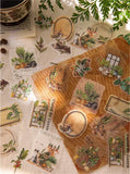 30-Sheet Vintage Coffee Theme Sticker Pack, Retro Coffee Culture Designs & Crisp Details, Perfect for Journal Embellishment