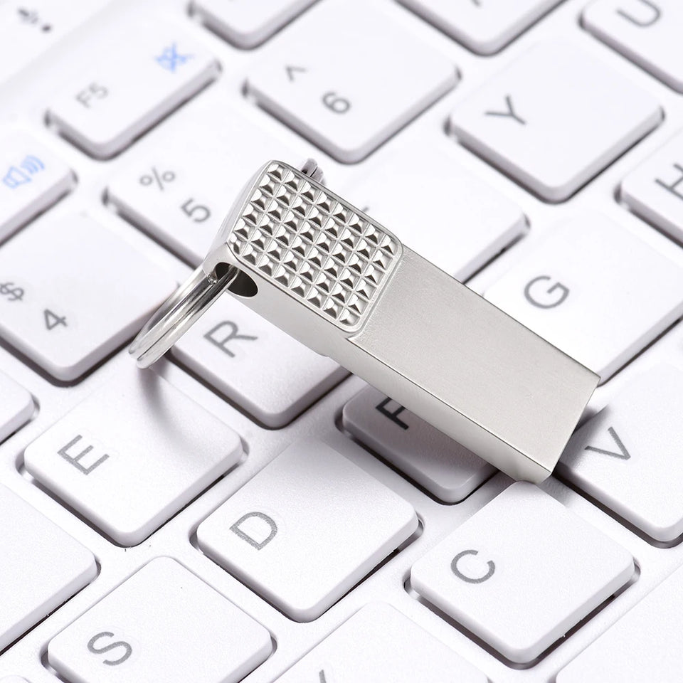 USB Flash Drive Fashion Memory Stick 128GB 64GB 32GB Light Pen Drive 16GB Metal USB Stick 512M Mini External Storage 256MB 128MB