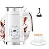 BioloMix 5-in-1 Milk Frother with LED Touch Screen – Hot & Cold Foam Maker for Lattes, Coffee & More