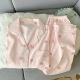 Spring/Autumn New Arrivals: Cloud-Print Cotton Long-Sleeved Pyjama Set for Women Adorable Sweetheart Style Nightwear Homewear Se