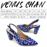 Elegant And Sexy Golden Color High Heels Shoes And Bag With Rhinestone Embellished Toe Is Comfortable Women's Shoes For Party