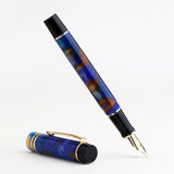 Majohn M600S Celluloid Fountain Pen F Nib with Converter Quality Fashion Office Business Writing Gift Pen Stationery Supplyn