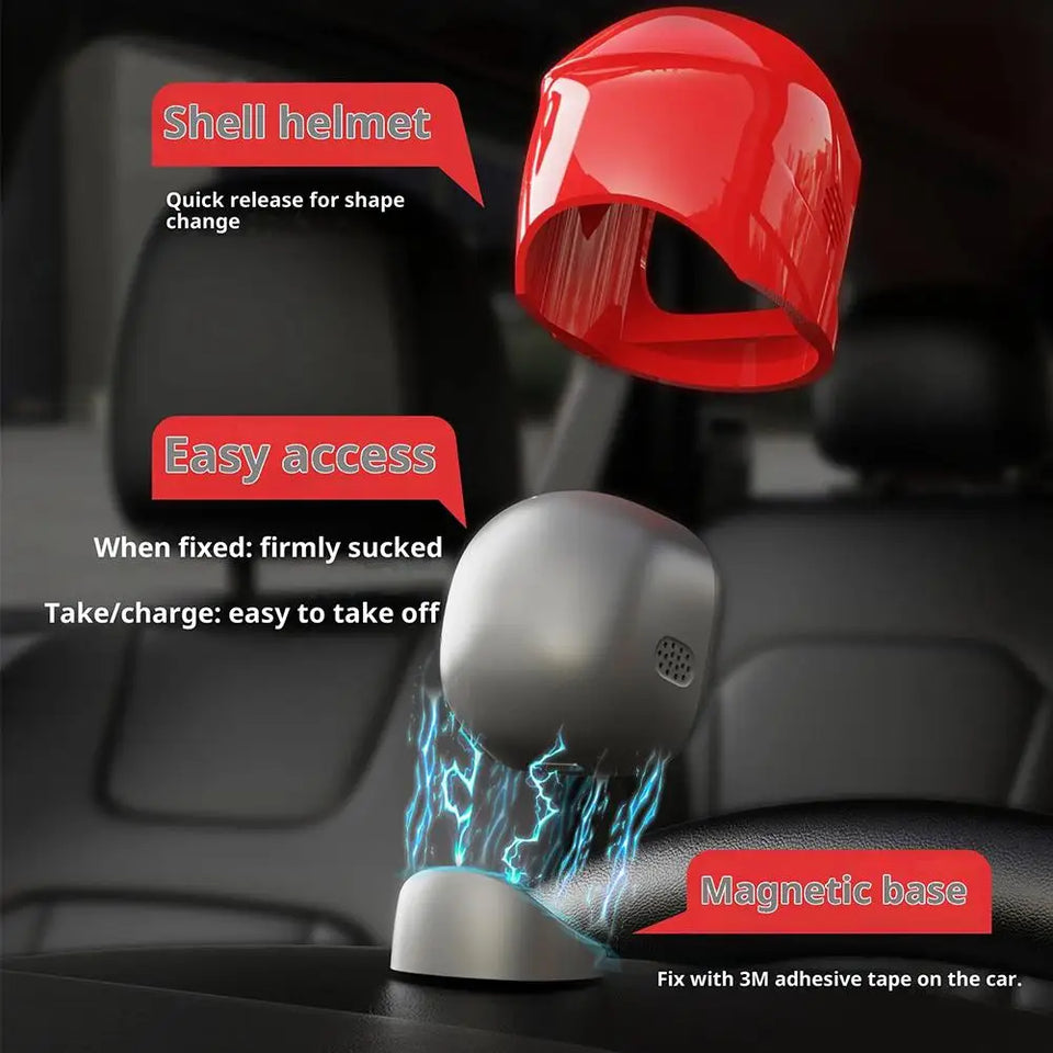 Car Intelligent Robot Mounted Toys Accessories Electronic Pets, Fashion Companions Over 60 Expression Touch Screen Sound Effects