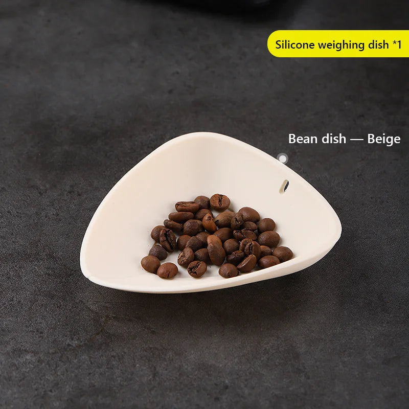 Coffee Bean Weighing Dish Beans Dose Trays Measuring Cup Handheld Coffee Container Spoon Shovel Tea Coffee Trays Precision Grind
