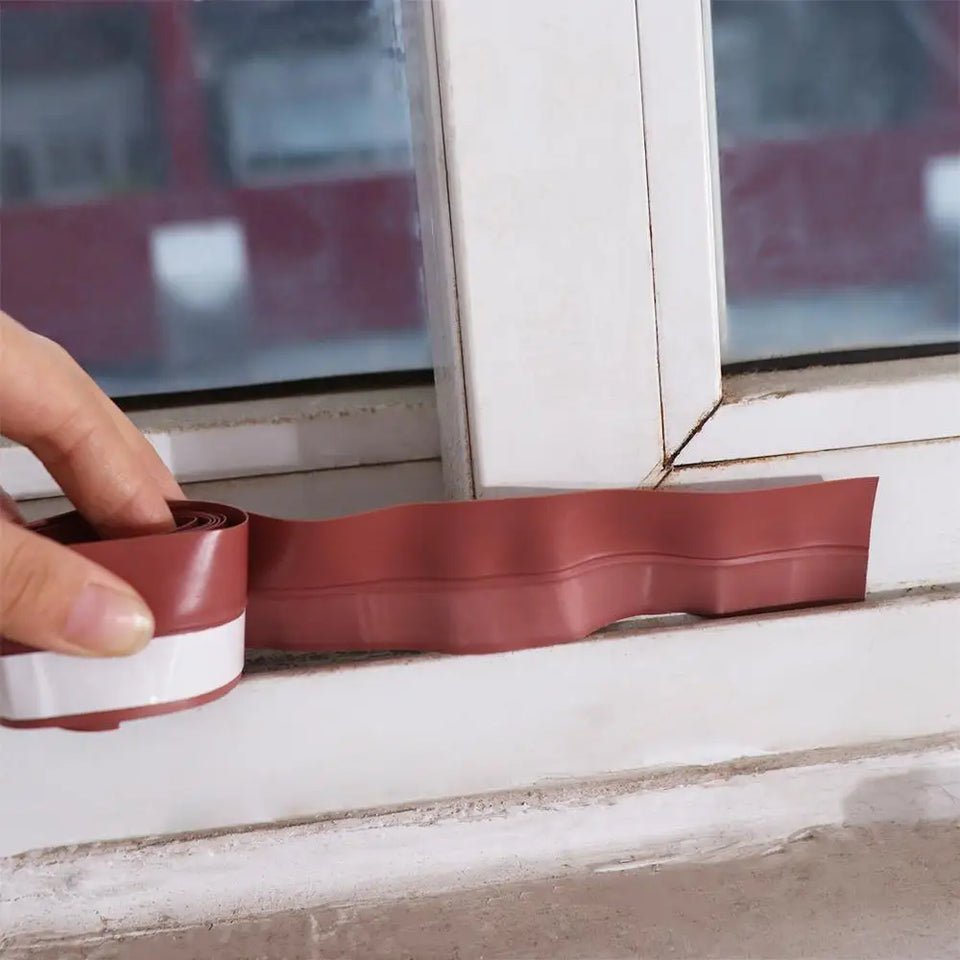 Self-adhesive Door Window Seal Rubber Warm Windproof Door Bottom Seal Strip Waterproof Insect Proof Silicone Sealing Tape