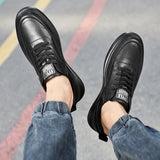 Genuine Leather Men Skateboard Shoes Youth Sneakers Designer Brand Vulcanize Footwear Fashion Male Casual Shoes New Trend Flats