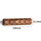Coffee Machine Wooden Handle Threaded Handle Natural Wood Texture Coffee Machine Replacement Accessory Espresso