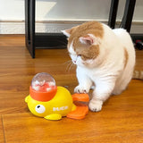 Little yellow duck pet leaking device pet interactive toys educational training device pet feeding device puppy leaking toys