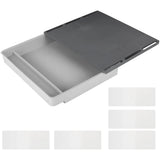 Under Desk Drawer Self-Adhesive Stationery Storage Box Multifunctional Hidden Under Desk Organizer for Home Kitchen Office Table