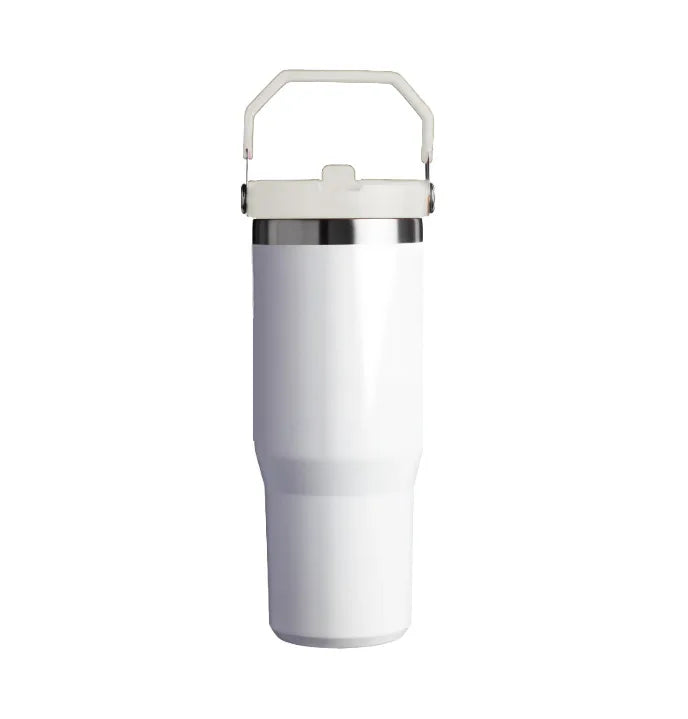 30OZ Sublimation Blank Tumbler Double Wall Stainless Steel Car Cup Coffee Mug Sublimation Water Bottle Vacuum Thermos Bottle