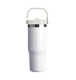 30OZ Sublimation Blank Tumbler Double Wall Stainless Steel Car Cup Coffee Mug Sublimation Water Bottle Vacuum Thermos Bottle