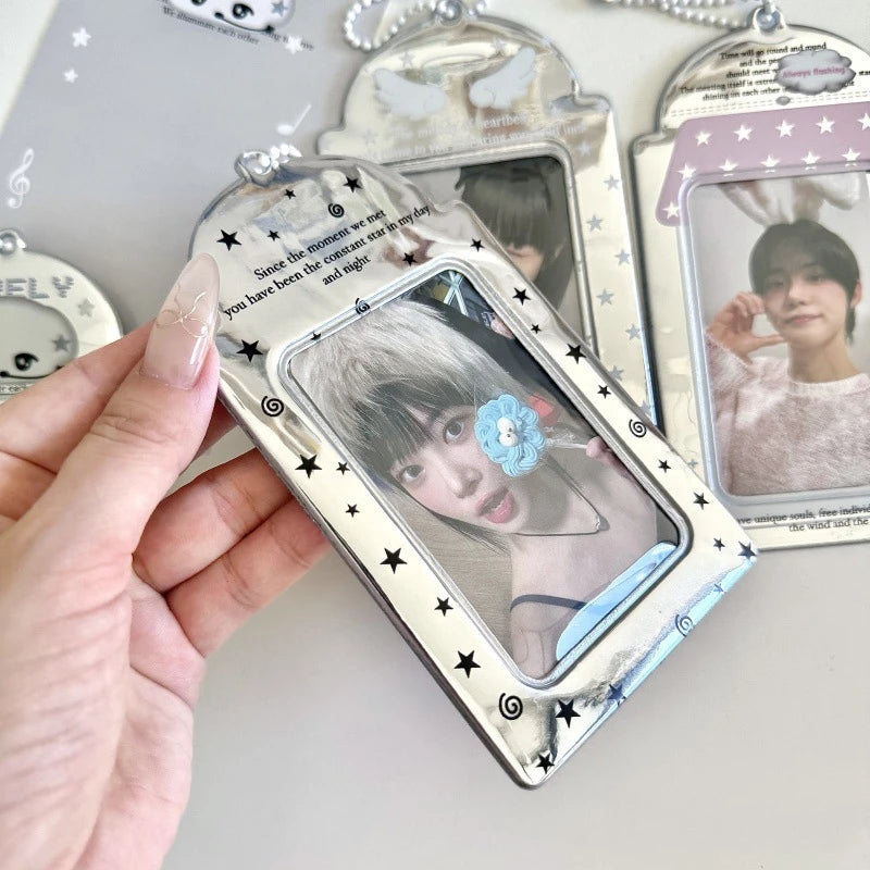 Idol Photocard Holder Photo Album pc holder kpop Protector Sleeves Keychain for Bag Poka Supplies Photo Decoration Cardholder
