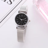 Fashion Watches for Women Female Watches Clock Luxury Wrist Watch White Stainless Steel Band Classic Quartz Watches Daily Gifts