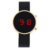 Fashion Women Digital Wrist Watches Simple Round Dial Led Watch for Woman Casual Sport Ladies Electronic Clock reloj digital