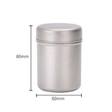Tea Storage Bottle Titanium Portable Tea Box Outdoor Portable Camping Coffee Can